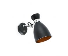 FARO BARCELONA 20049 Retro Lampe Applique Noire et Or