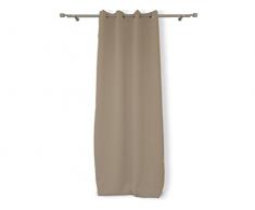 Soleil dOcre 034014 Rideau Isolant/Occultant ÃÂ ÃÂ Oeillets Polyester Ecru 140x240 cm