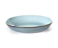 Assiette à pâtes à 23,4 x h 4,5 cm - light blue & smokey blue