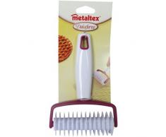 Metaltex Rouleau à pâtisserie en treillis Blanc 18 x 7 cm