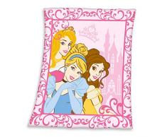 Herding Disneys Princess Couverture Polaire, Polyester, Multicolore, 130 x 160 cm
