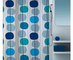Spirella 10.16731 Rideau de Douche Textile Bleu 180 x 200Â cm