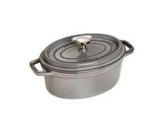 Staub 1102318 Cocotte Ovale Gris Graphite 23 cm