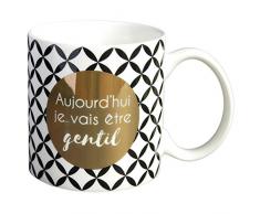 LA CARTERIE Mug cadeau Ã message Aujourdâhui, je vais Ãªtre gentil