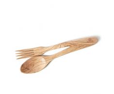 Berard 02771, Couverts Ã salade Parisien en bois dâolivier fait-main - 17 cm.