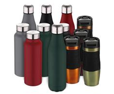 Bergner Mug Isotherme en Acier Inoxydable Walking Anywhere 500 ML Vert