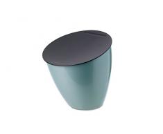 Rosti Mepal 108550092400 Poubelle de table calypso - Nordic Green, Plastique, 17,5 x 17,5 x 18,4 cm