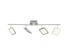 Brilliant G33832/13 Spots, MÃ©tal, 5 W, Acier, 12 x 79.5 x 18 cm