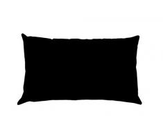 Lovely Casa T24820015 Alicia Taie doreiller Sac Coton Noir 70 x 50 cm