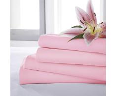 Charlotte Thomas Drap plat Percale Double 228cm x 254cm Rose