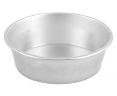 HABI Moule Moule à Tarte Haut, Aluminium, Gris, 20 x 20 x 6 cm