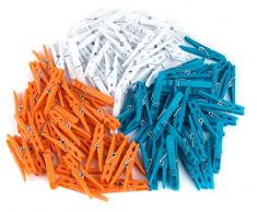 Beldray La033376tq Pinces Ã Linge, Lot de 100, Turquoise, 8Â x 1Â x 2.5Â cm