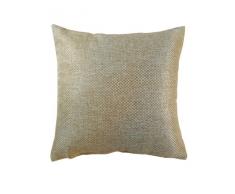 NATTE coussin effet natté 45 x 45cm fermeture à glissière coloris NATUREL