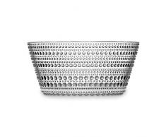 Iittala Kastehelmi Assiette et égouttoir en Verre Transparent 18,4 x 18,4 x 8,3 cm