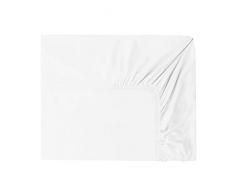 Essix - Drap Housse Star Line Coton Blanc 140 x 190 cm