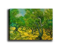 Bonamaison Peinture sur toile, multicolore, 30 x 40 cm - ConÃ§u et fabriquÃ© en Turquie