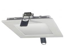 V-TAC 4824 VT-1500 SQ Panneau LED carrÃ© encastrable 15 W LumiÃ¨re mate 6000 K (blanc froid) 1050 lm Angle de faisceau : 120Â° Dimensions extÃ©rieures : 160 x 160 mm DÃ©coupe : 140 x 140 mm RÃ©glable ou pas selon le