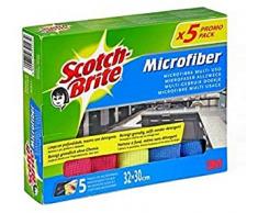 Scotch-Brite Chiffon Microfibre Premium, Lot de 5