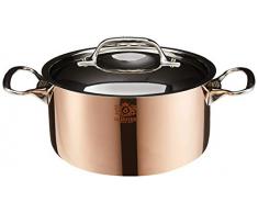 DE BUYER -6242.20 -faitout a couv. cuivreprima matera 20