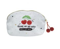 Die Geschenkewelt 46276 Happy Life Trousse à Maquillage Motif Cerisier Multicolore 20 x 13,5 cm
