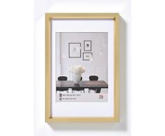 Walther Design Cadre Photo en Plastique Steel Style, Or, 30 x 40 cm