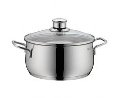 WMF 730176040 Faitout Bas, Acier Inoxydable, Argenté, 16 cm