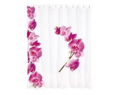 MSV 140799 Rideau de Douche Polyester + Plastique PolypropylÃ¨ne Lanyu 180 x 200 x 0,1 cm - 12 anneaux inclus