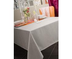 CALITEX EDNA Nappe, Gris Perle, 150x250 cm