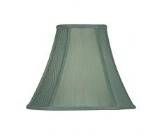 Oaks Lighting S852/6 se Doublure douce octogonale Lampe, soie, vert