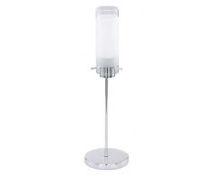 EGLO 91548 Lampe de table, Verre, Acier, Chrome, Miroir, Blanc