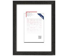 Brio 34301 Cadre Photos 15X20 Perle Noir, Bois, 2 x 18 x 23 cm