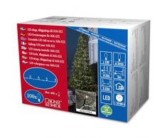 Konstsmide 3657-100 SystÃ¨me Guirlande dEclairage de Rallonge 100 Micro LEDs Blanc Chaud CÃ¢ble Noir