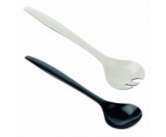 Kuhn Rikon 1330797 Couverts à Salade Blanc / Noir