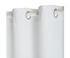 Today 257153 Rideau Occultant Ã Åillets Polyester Chantilly/Blanc 140 x 260 cm
