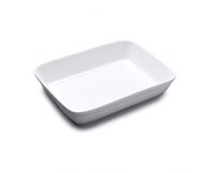 WM Bartleet & â¿Sons 1750 T400 Plat à lasagne traditionnel en porcelaine Blanc 26 x 20 cm