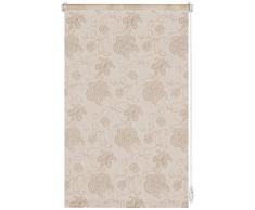 Gardinia EASYFIX Store Enrouleur Dekor 720 Broderie Taupe 75 x 150 cm, 75x150