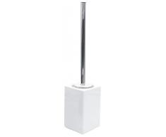 RIDDER 2135401 Brosse de Toilette, céramique, Blanc, env. 9,2 x 9,2 x 42,5 cm