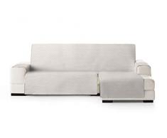 Eysa Oslo Housse, Microfiber, C/0 écru-Vison, Chaise Longue 290 cm. Adapté aux canapés de 300 à 350 cm