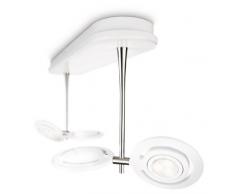 Philips Ledino Spot LED Vaganza 4 ampoules à intensité variable 6 W Blanc 579163116