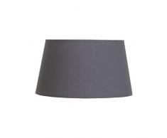 Abat-jour du Moulin CTBTTKAZA401G Abat-jour lampe KAZA Ã40 en Polycoton coloris Gris bague E27 Fabriqué en FRANCE, Texture/Structure métalique époxy Blanc