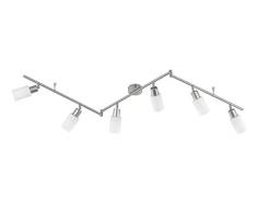 Reality R80016007 Spot, MÃ©tal, E14, 28 W, Nickel Mat, 24 x 165 cm