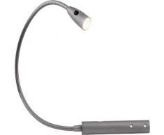 Heitronic 27745Â Lampe Veilleuse LED Argent 1.5Â W blanc chaud