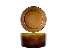 COSY & TRENDY 595223 Bol en Porcelaine Quintana-Ambre-D 22,5xH 11,7 Cm