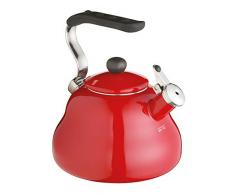 Kitchen Craft LeXpress Bouilloire sifflante colorÃ©e Rouge chilli 2 L