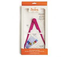 Decora 9271044 Compas avec Guide avec 3 Bandes MARQUEURS ET Tapis, Plastique