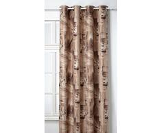 HomeMaison HM69541-3 Rideau Occultant City Polyester Caramel 140 x 260 cm