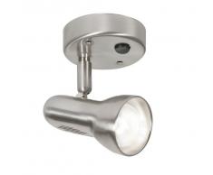 Oaks Lighting Tone 50 Spot mural avec interrupteur Finition chrome satiné