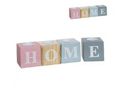 Dcasa 4 Home Jeux Techo-Chandeliers et Bougeoirs Décoration de Maison Unisexe Adulte, Couleur Unique