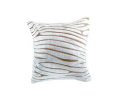 Soleil docre Housse de Coussin Extra Doux 40x40 cm Savane Polyester Ecru 40 x 40 cm