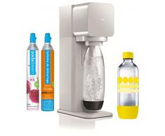 Sodastream Mega Play Grise - Machine Ã eau pÃ©tillante et soda - 2 bouteilles PET et jusquâÃ 75l dâeau pÃ©tillante inclus (2 cylindres CO2)